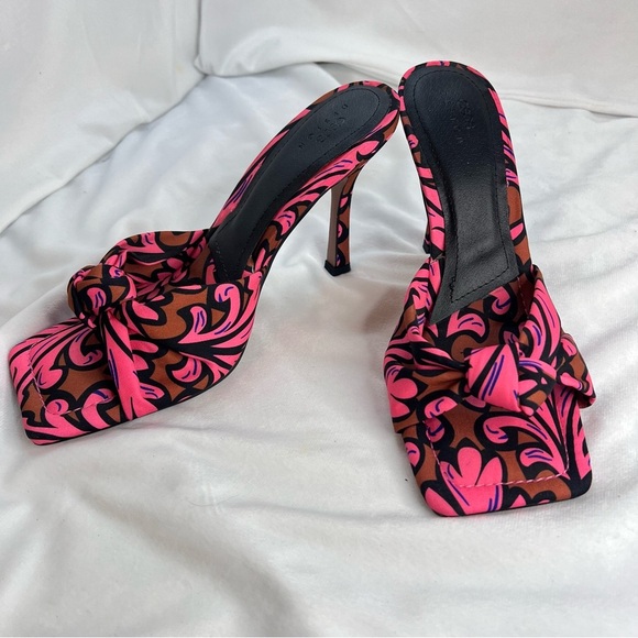 ASOS DESIGN Nadina knotted high heeled mules Sz 9 - Picture 7 of 13